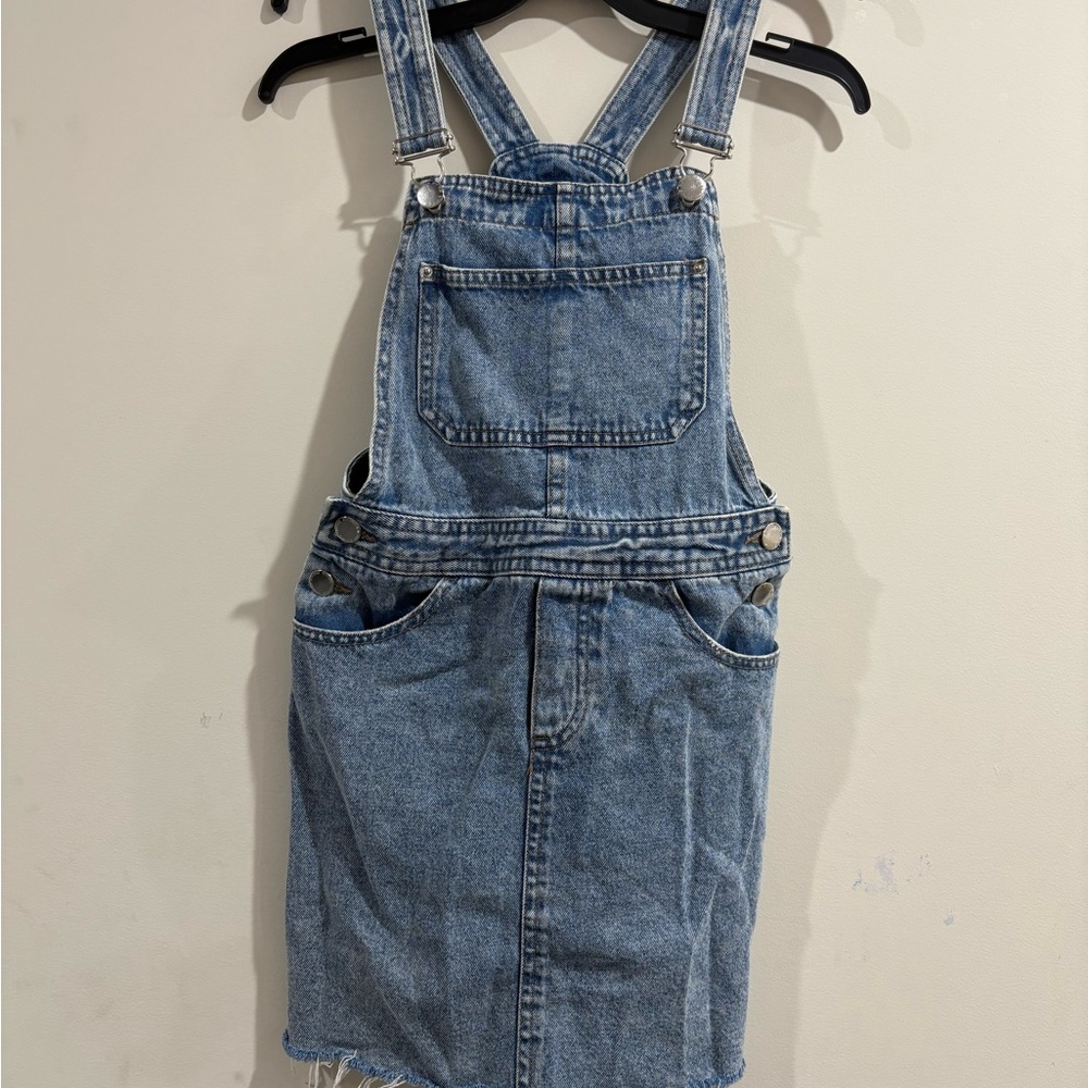 H&M Blue Denim Overall Jumpsuit